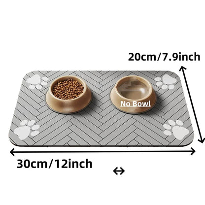 Quick-Dry Pet Feeding Mat