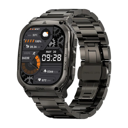 2025 Original KOSPET TANK M3 Smartwatches Men Smart Watch 480mAh AMOLED AOD Bluetooth Call Waterproof Electronic Digital Watches