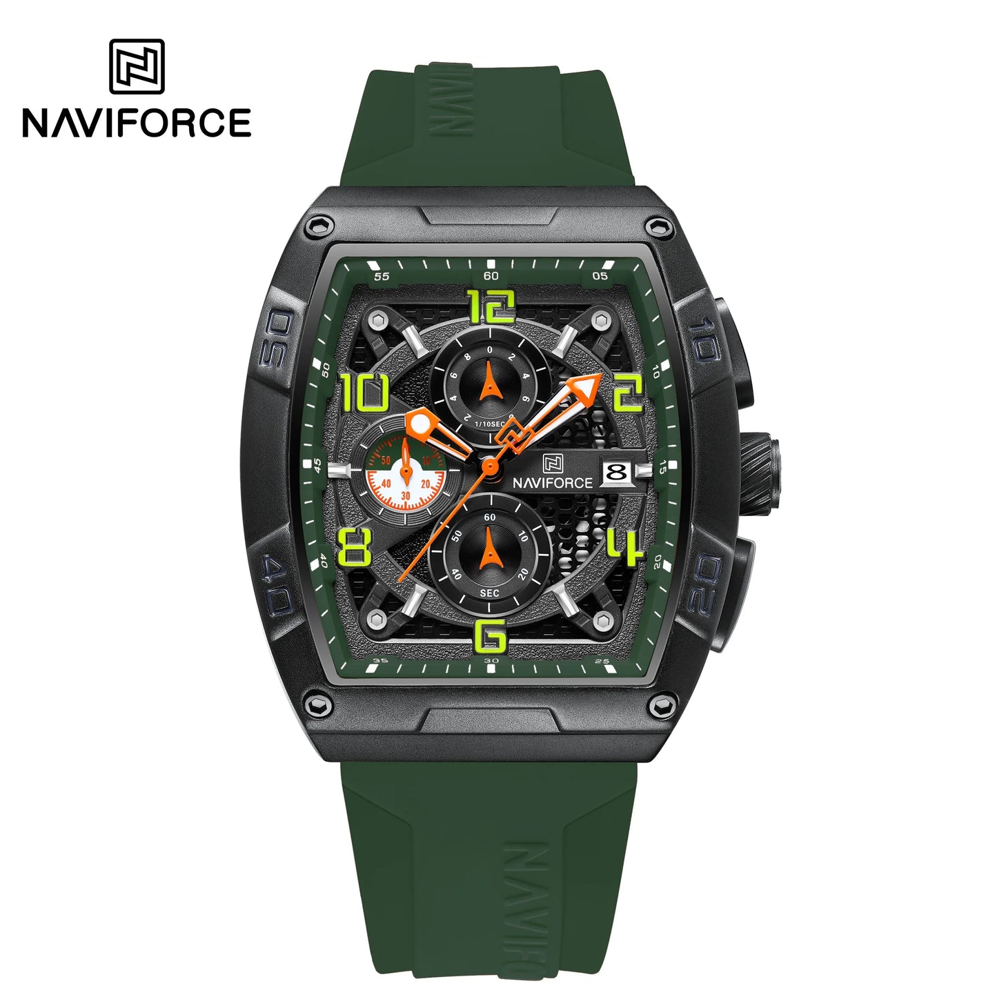 NAVIFORCE Men Quartz Multi-function Calendar Watches  Fashion Sport