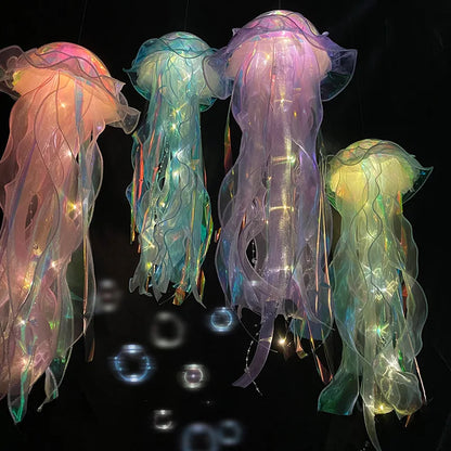 Jellyfish Lamp, Portable Flower Lamp, Girl Room Atmosphere Lamp, Bedroom Night Lamp, Home Decoration