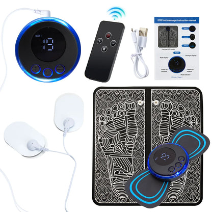 Mobile EMS Foot Massage Pad