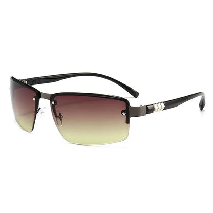 UV400 Patterned Polycarbonate Square Sunglasses