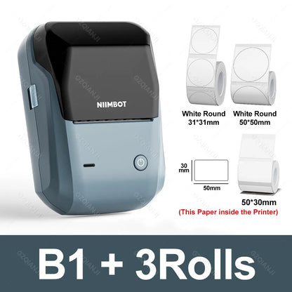 Niimbot B1 Portable Label Printer