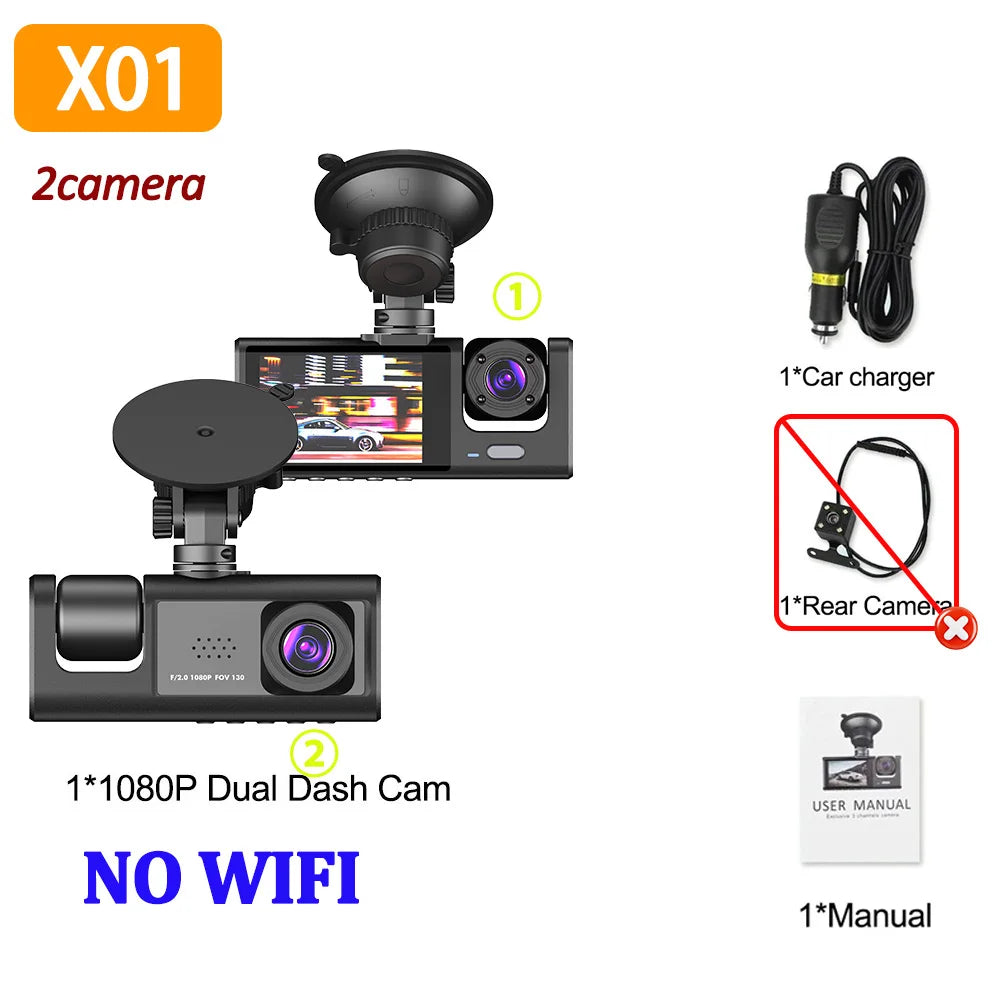 StarView™ - 1080 Triple Dash Cam