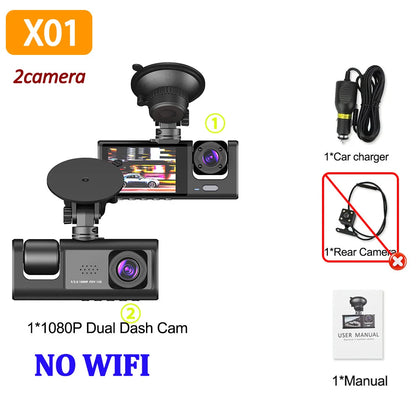 StarView™ - 1080 Triple Dash Cam