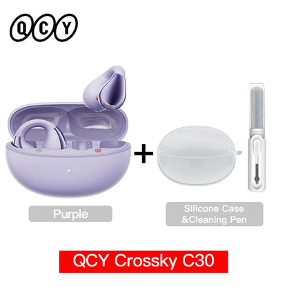 QCY C30 Open-Ear Bluetooth Sports Ear Clip Earbuds