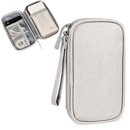 New Flat Digital Multifunctional Portable Travel Data Cable Storage Bag