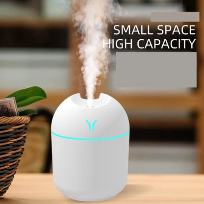 250ML USB Mini Air Humidifier with LED Lamp