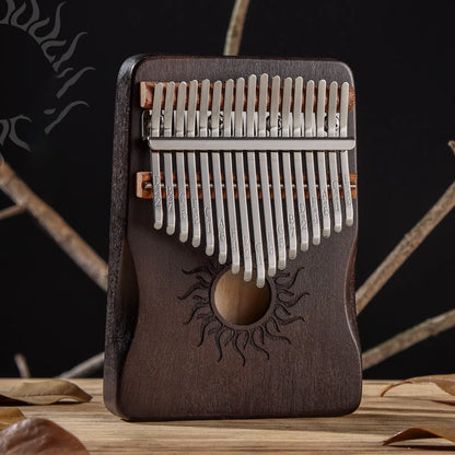 Hluru 17 21 Keys Kalimba Finger Piano Kalimba Thumb Piano Keyboard Musical Instrument Mbira for Beginner Music Lover Gifts