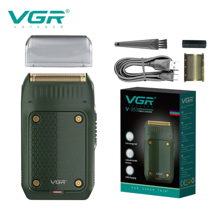 VGR 353 Razor Electric Shaver Professional Hair Trimmer Rechargeable Razors Portable Beard Trimmer Mini Hair Shaver for Men