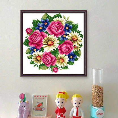 Flower Cross Stitch Kit 