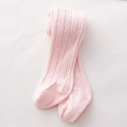 Cute Baby Girls Knit Tights Spring Autumn Winter Toddler Cotton