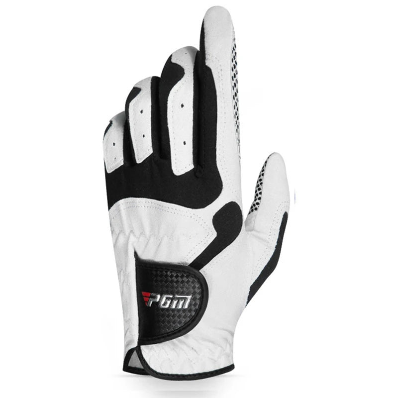 PGM Professional Golf Gloves Microfiber Cloth Fabric Breathable Non-Slip Gloves Club Swing Putting Training Gloves