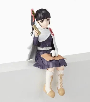10-15cm Anime Demon Slayer Figure Kamado Tanjirou Nezuko Sitting Posture Action Figure PVC Model Doll Collection Toy Gift Kids