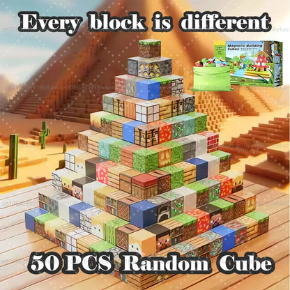 Magnetic Building Blocks Set for Kids - STEM Educational Toy for 3+