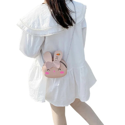 Mini Crossbody Bag for Children Cute Cartoon Cat Baby Girls Shoulder Bags Boys Kids Small Coin Purse Handbags Wallet