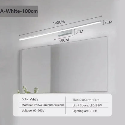 Modern LED Wall Lamp, Sleek Strip Light for Indoor Spaces
