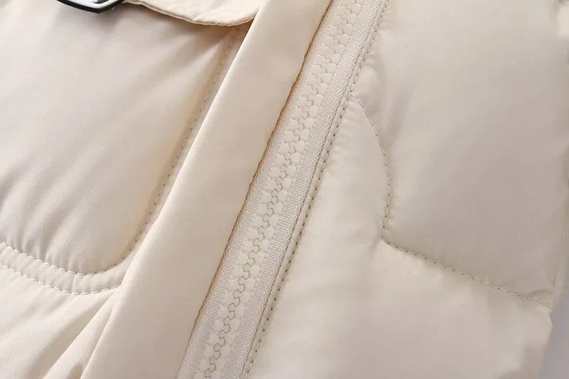 Winter Baby Down Jumpsuit – Wool Hooded, Snowproof & Warm