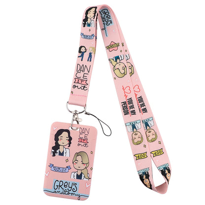 LB2290 Nurse Neck Strap Lanyards for ID Cards and Keys