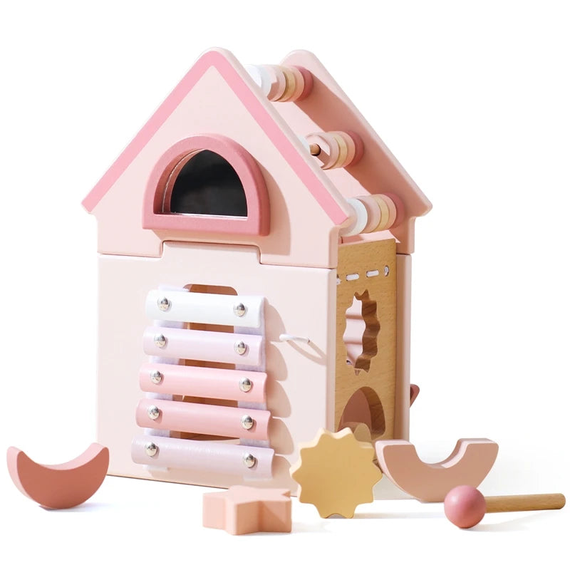 Wooden Aeolian Bells & Xylophone Montessori Baby Educational Musical Toy & Birthday Gift
