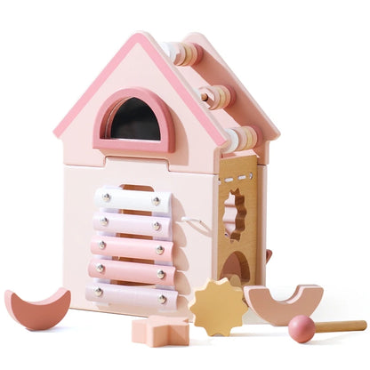 Wooden Aeolian Bells & Xylophone Montessori Baby Educational Musical Toy & Birthday Gift