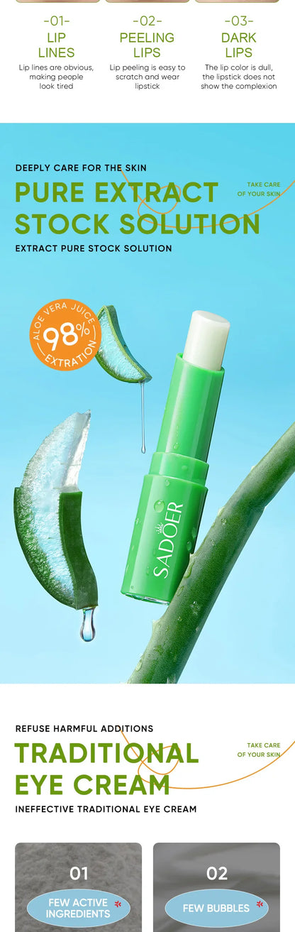 Vitamin C Aloe Coconut Lip Balm Moisturizing Anti Cracking Hydrating