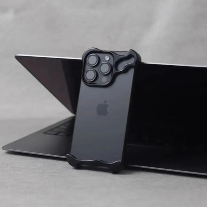 Aluminum Alloy Bumper Case for iPhone 16, 16 Pro, 16 Plus, 16 ProMax, 13-15 Pro Max & Plus with Lens Film Shield