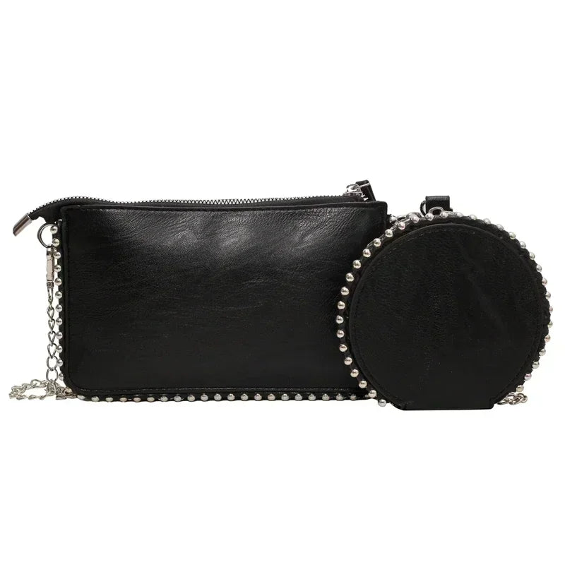 Fashion Women's Shoulder Bags New  Trend Zipper Light Luxury Pu Design Youth Ladies Crossbody Bag Bolsas Femininas