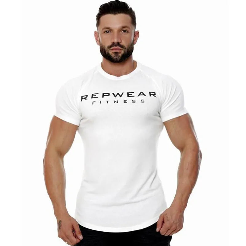 Men’s Athletic Fit Gym T-Shirt – Breathable Cotton Workout Shirt for Training & Casual Wear