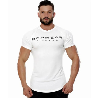 Men’s Athletic Fit Gym T-Shirt – Breathable Cotton Workout Shirt for Training & Casual Wear
