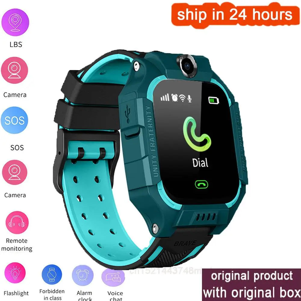 Smartwatch for Kids – GPS Tracker, SOS, Camera & Phone Functions