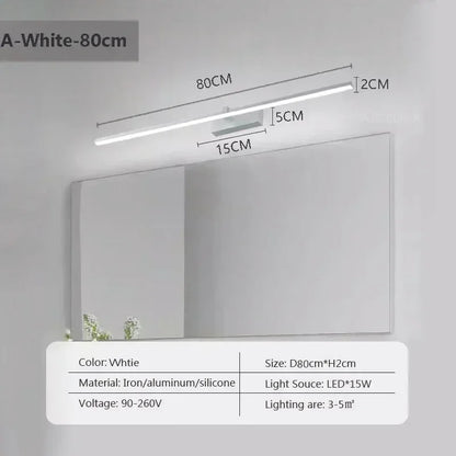 Modern LED Wall Lamp, Sleek Strip Light for Indoor Spaces