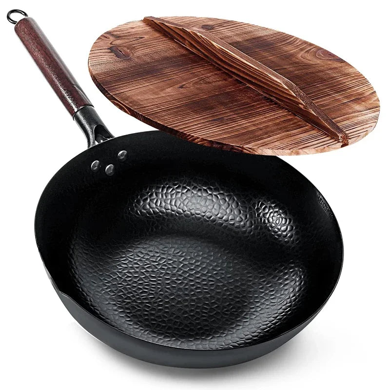 Iron Pan Traditional Iron Wok Handmade
