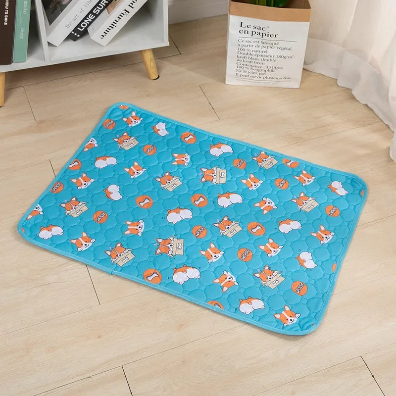 Dog Urine Pads Washable Reusable Anti Slip Pet Pee Pad Puppy Training Pad Pet Bed for Car Seat Cover Pet Supplies