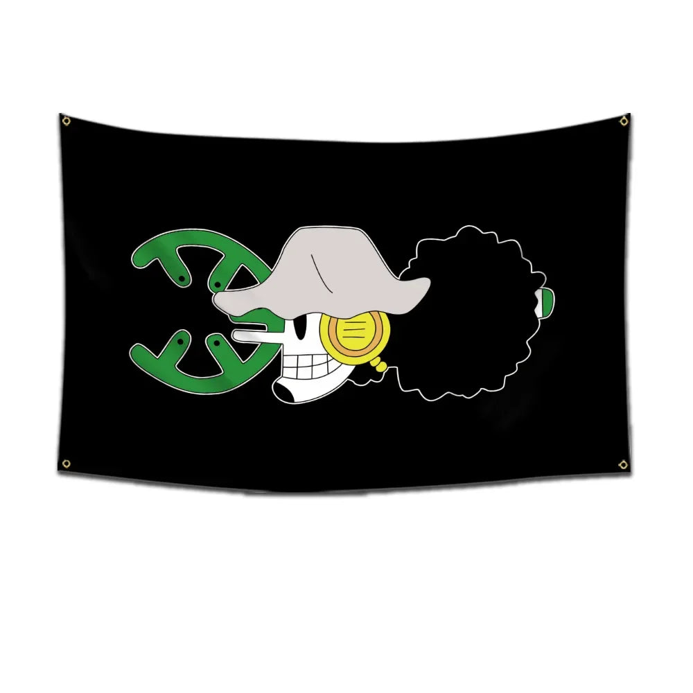 One Piece Jolly Roger Flags 🏴‍☠️ Decoration