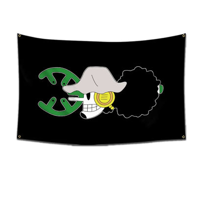 One Piece Jolly Roger Flags 🏴‍☠️ Decoration