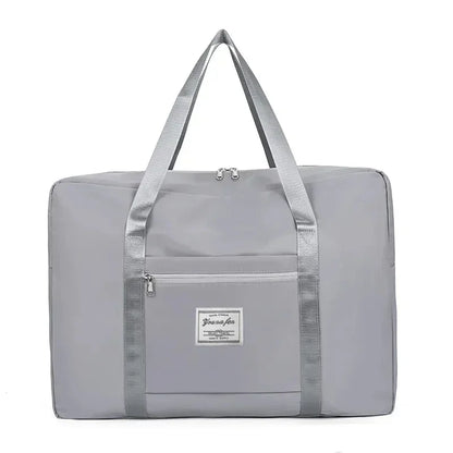 1pc Pink/Blue/Grey Travel Large Capacity Storage Bag Zipper Portable Sports Bag Versatile Gym Handbag Small, Medium, and Large
