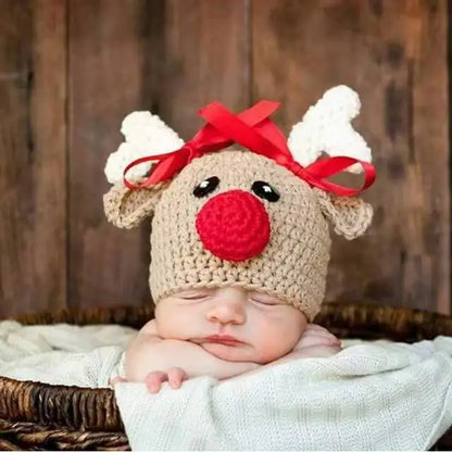 Animal Style Newborn Baby Crochet Halloween Costumes Photography Props Handmade Knit Mickey Outfit Sleepy Owl Frog Baby Gift