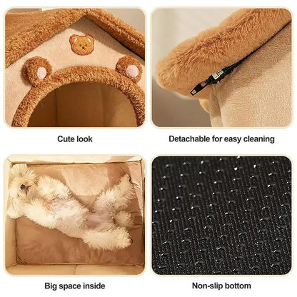 Warm Indoor Pet House - For Dogs and Cats