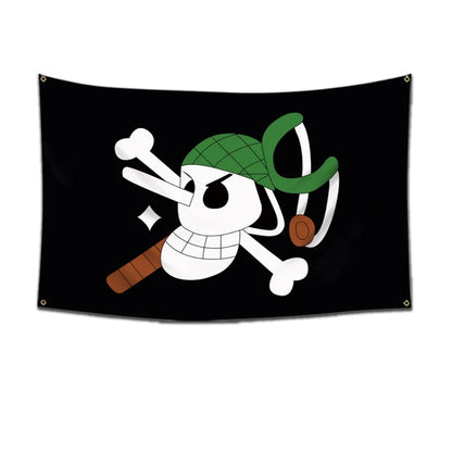 One Piece Jolly Roger Flags 🏴‍☠️ Decoration