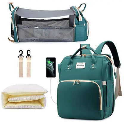 3-in-1 Diaper Bag & Baby Bed