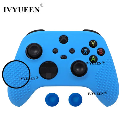 IVYUEEN MixColor Protective Silicone Skin for XBox Series S X XSS XSX Controller ThumbStick Grip Caps Gamepad Protector Cover