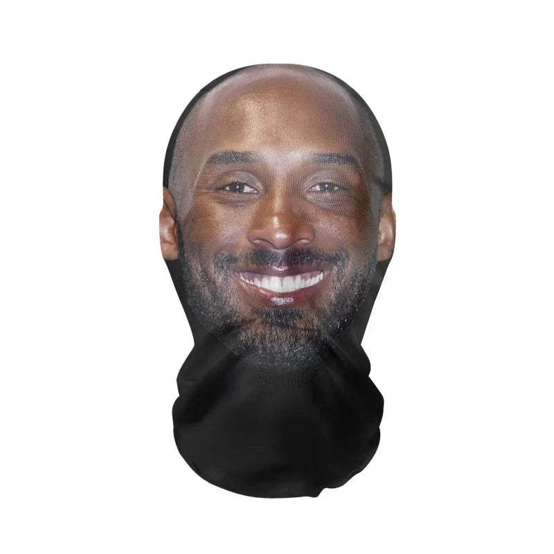 3D Printed Mask Elastic Mesh Full Face Mask for Men Women Cosplay Headwear Novelty Supplies Tricky Hood Party Cosplay Props