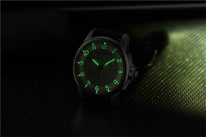 New Arrival 40mm Japan TMI VH88 Movt Sapphire Crystal Calendar 24 Hours 100M Waterproof Quartz Wristwatches for Men