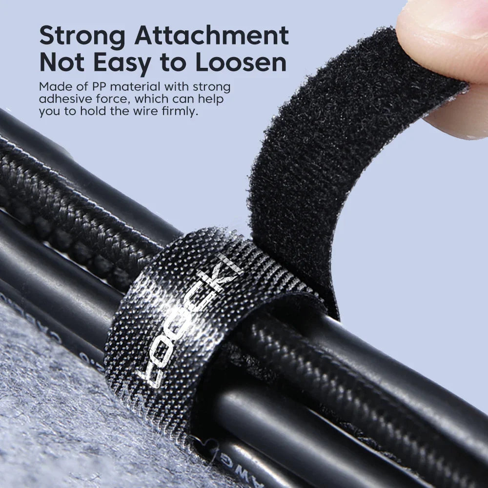 Nylon Cable Organizer & Wire Winder – USB Cable Management for Earphones, Mouse, Phone Accessories – Compatible with iPhone, Samsung, & More