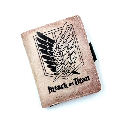 Attack on Titan White Wallet