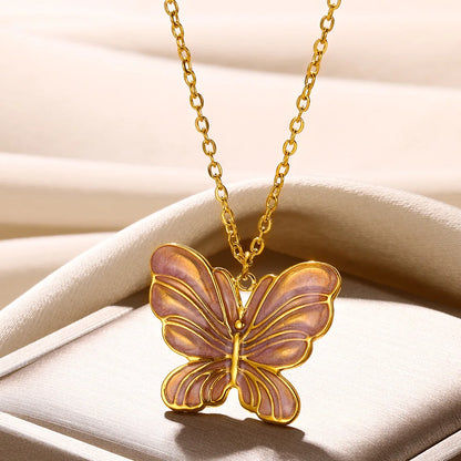 Stainless Steel Heart Necklace – 2025 Trend