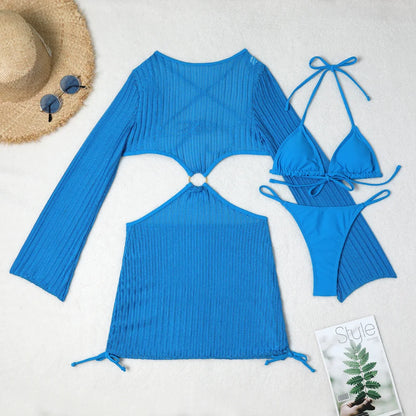Women's Sexy 3-Piece Bikini Set – Beach Swimwear