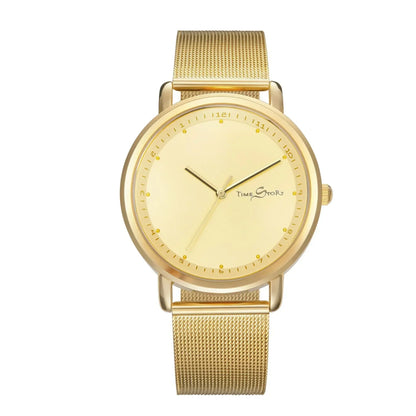 Lovers’ Quartz Watch  Reverse Anticlockwise Direction Oil Pressure Dial Waterproof Reverse Leather Lovers’ Watches