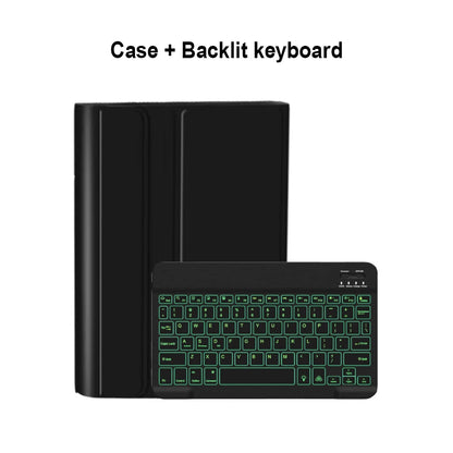 Magic Keyboard & Wireless Mouse Case for iPad & Tablet